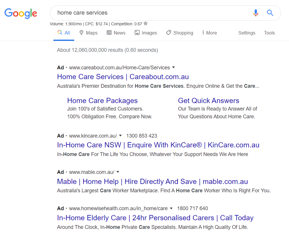 Private Home Care Services Near Me