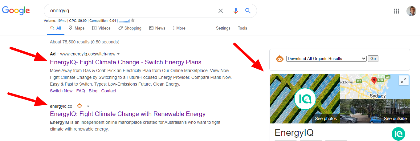 Greater Leads SEO Case Study- EnergyIQ